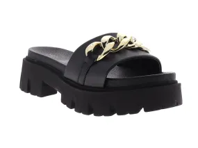 Sandalias Hemisferios H82-a  Negro Para Mujer